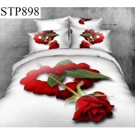 КПБ 3D Симпатия STP898 Love You Полуторный (0145)