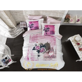 Постельное белье Prima Casa Сатин Бамбук Vintage Rose (комплект евро)