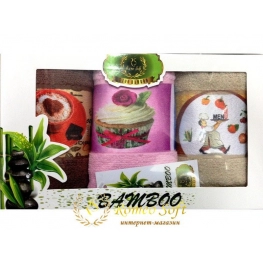 Набор кухонных бамбуковых полотенец Romeo Soft DG (40*60) 3 шт