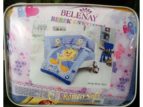Спальный комплект детский Belenay Pretty birdy mavi baby
